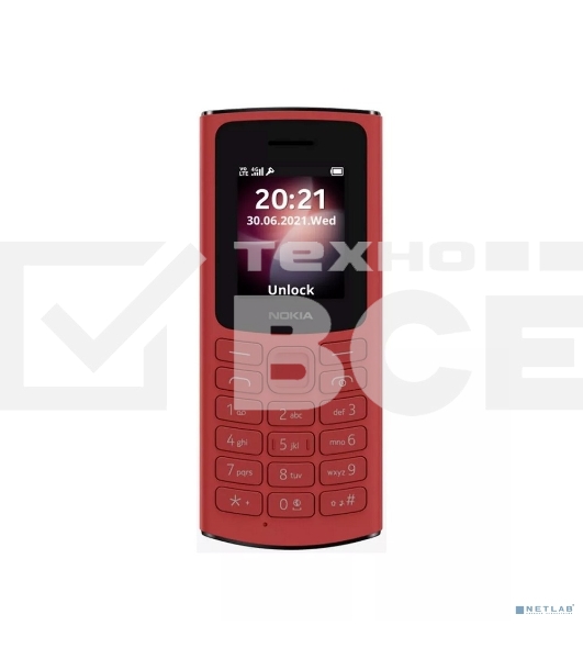Мобильный телефон Nokia 105 TA-1557 DS EAC1 RED