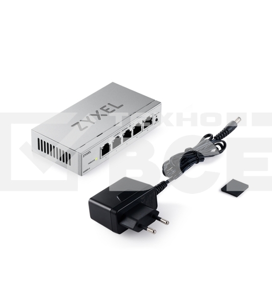 Коммутатор ZYXEL Web-managed Gigabit Switch Zyxel GS1200-5v3, 5xRJ-45: 1G, desktop, fanless