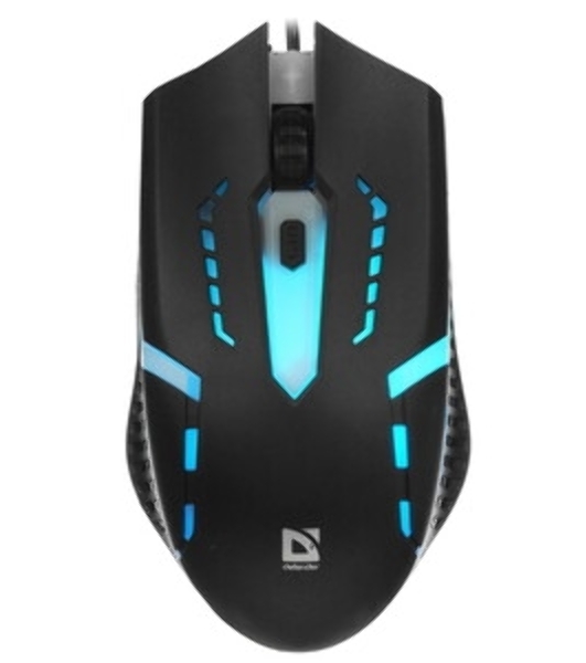 Мышь проводная Defender Flash MB-600L черный, 1200 dpi, USB, кнопки - 4