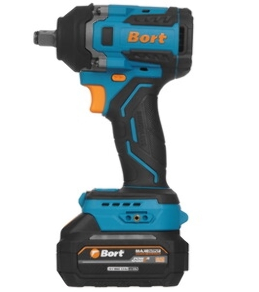 Гайковерт аккумуляторный Bort BSR-21U (2х4АЧ+ЗУ) 93418477 800 Нм, 0-2700 об/мин, акб Li-Ion, аккумуляторная система Makita 18V LXT 18 В, вес 1.4 кг