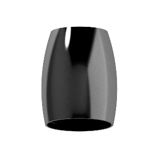 Корпус светильника C1123 DCH черный хром D70*60*H100mm MR16 GU5.3