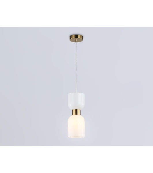 Светильник Ambrella light LH56091 BS/FR латунь/белый матовый E14 max 60W D120*1500