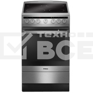 Плита электрическая Hansa FCCX64000 серебристый, конфорок 4 шт, духовка 69 л, 60 см x 85 см x 60 см