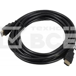 Кабель аудио-видео High Speed ver.1.4 HDMI (m)/HDMI (m) 5м. позолоченные контакты черный