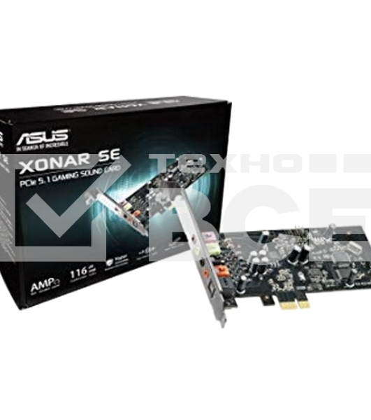 Звуковая карта Asus PCI-E Xonar SE (C-Media 6620A) 5.1 Ret