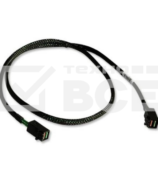 Кабель LSI CBL-SFF8643-10M (LSI00405) длина 100см,наконечники: SFF8643(контроллер)-SFF8643(корзина)