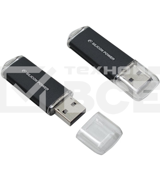 Флешка USB R/W Silicon Power R/W 32Gb Ultima II-I Series SP032Gb,UF2M01V1K USB 2.0 черный
