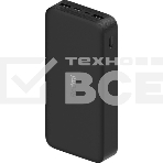 Внешний аккумулятор 20000mAh Xiaomi Redmi 18W Fast Charge Power Bank (черный) 20000mAh Redmi 18W Fast Charge Power Bank (черный), фото 1