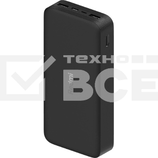 Внешний аккумулятор 20000mAh Xiaomi Redmi 18W Fast Charge Power Bank (черный) 20000mAh Redmi 18W Fast Charge Power Bank (черный)