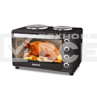 Мини-печь Centek CT-1530-36 PLATE черный