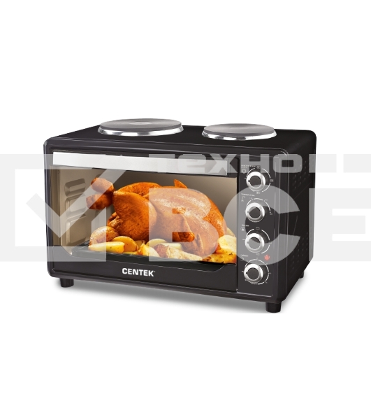 Мини-печь Centek CT-1530-36 PLATE черный