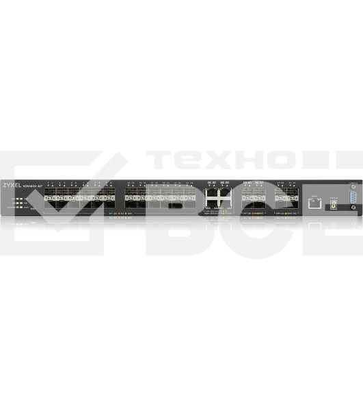 Коммутатор Zyxel XGS4600-32F L3 Managed Switch, 24 port Gig SFP, 4 dual pers.and 4x 10G SFP+, stackable, dual PSU