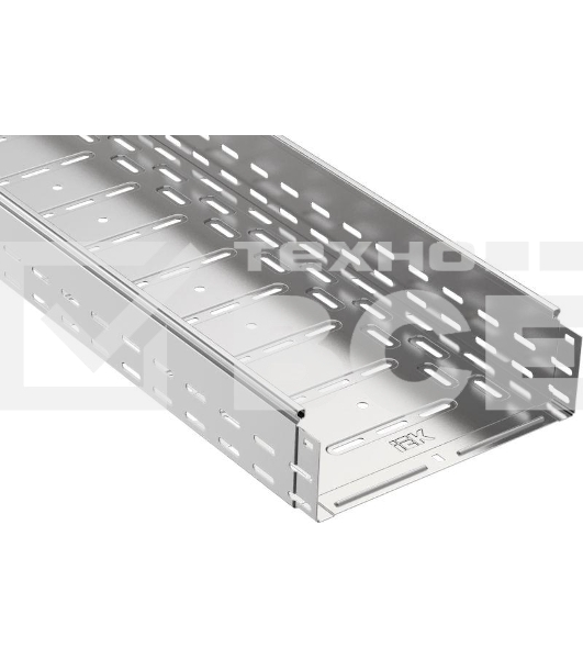 Лоток листовой перфорированный 300х100 L3000 сталь 1мм ИЭК CLP10-100-300-3