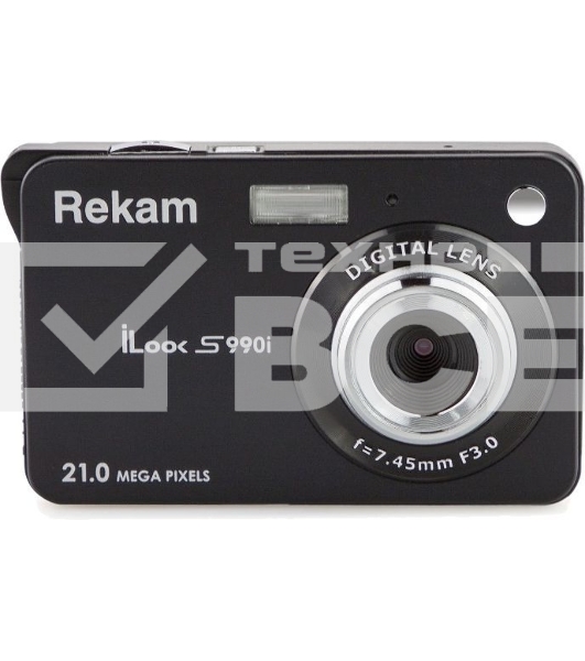 Фотоаппарат Rekam iLook S990i черный 21Mpix 2.7