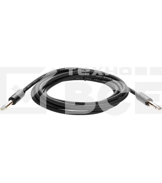 Кабель-соединит 6.35ST(M)/6.35 ST(M), 3м, Telecom PRO <TAV6166-3M>