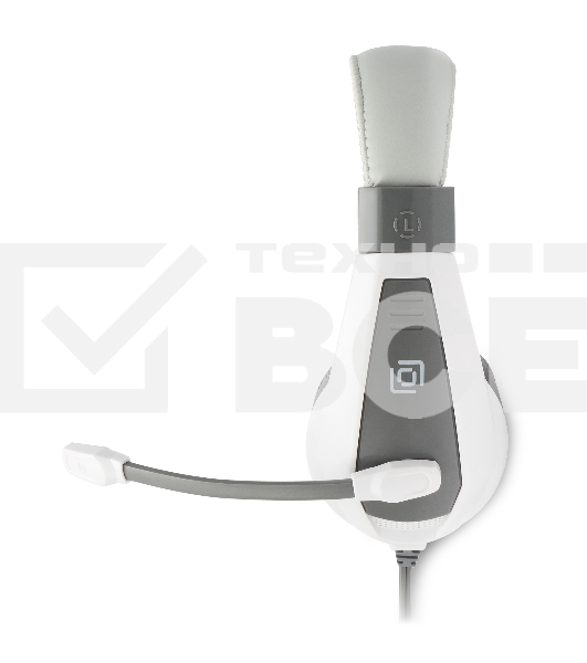 Наушники с микрофоном Oklick/Оклик HS-L600 серый 1.8м мониторные оголовье (1532023)