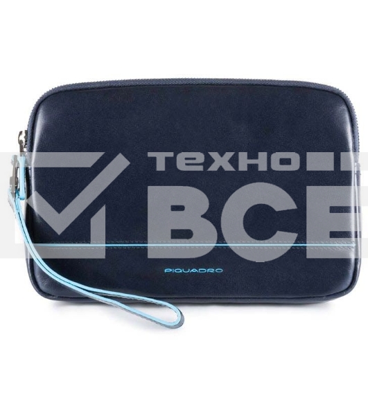 Клатч Piquadro Blue Square AC3944B2/BLU2 темно-синий натур.кожа