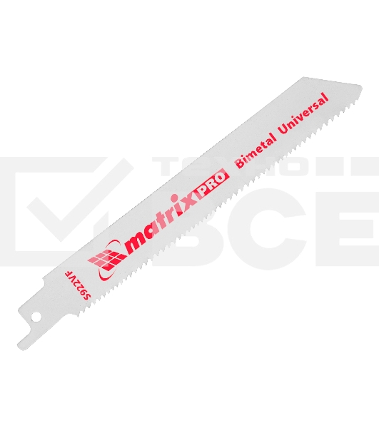 Полотна универсальные для сабельной пилы S922VF,125/1,8 - 2,5 мм,Bimetal,2 шт., PRO Matrix