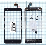 Сенсорное стекло (тачскрин) для Lenovo Vibe C2 / Vibe C2 Power (K10A40) черное, фото 1