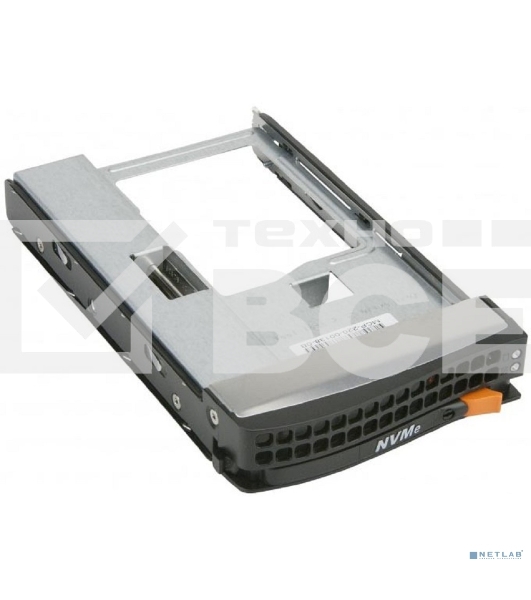 Корзина Supermicro MCP-220-00138-0B Tool-less NVMe Black gen-5 3.5-to-2.5 drive tray, Orange tab