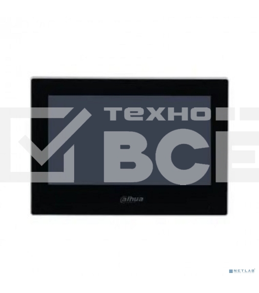 Видеодомофон IP 7 дюймовый, Dahua DHI-VTH2621G-P черный
