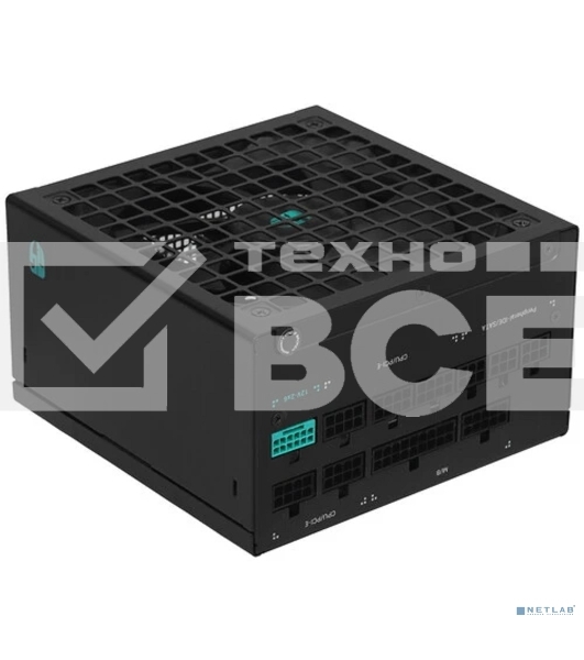 Блок питания Deepcool / GamerStorm PN1000M, 1000Вт, 80 PLUS Gold, 135мм, модульный, черный