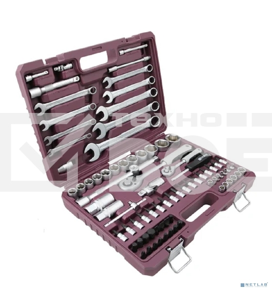 Набор инструмента универсальный Thorvik TS082 1/4', 1/2'DR, 82 предмета