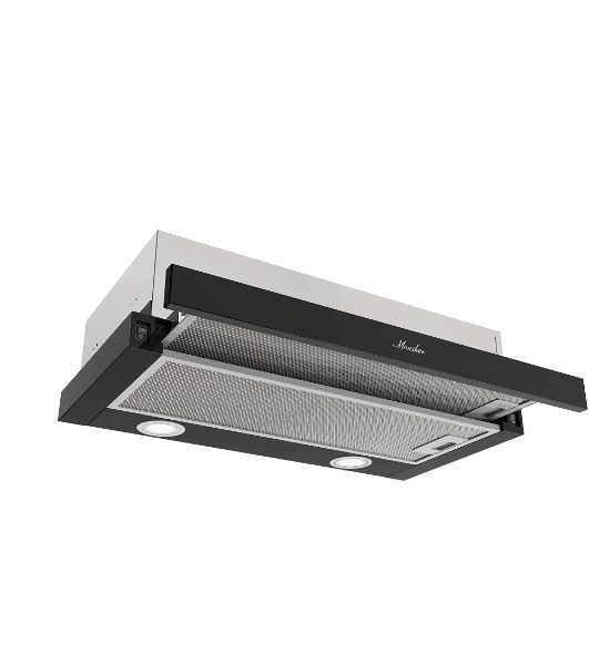 Вытяжка встраиваемая Monsher Laura 60 Noir черный, 59.5 см, 550 куб. м/ч, 47 дБ