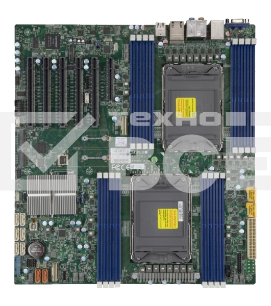 Материнская плата серверная Supermicro MBD-X12DAI-N6, 2xLGA 4189, Intel C621A, 16xDDR4, 8xSATA, 6xPCIe 4.0 x16, 1xPCIe 4.0 x8, 2xM.2, 2x1Gb LAN, 6xUSB 3.2 Gen 1, 2xUSB 3.2 Gen 2, 1xVGA, 1xCOM, 1xTPM, E-ATX