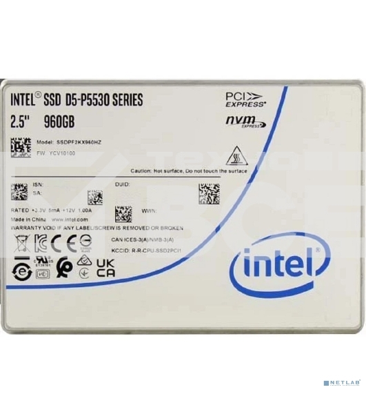 Накопитель SSD Intel D5-P5530, 960Гб, 2.5