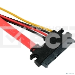 Кабель-удлинитель SATA Cablexpert CC-SATAMF-715-30CM, Sata 7+15pin, 30 см, пакет, фото 1