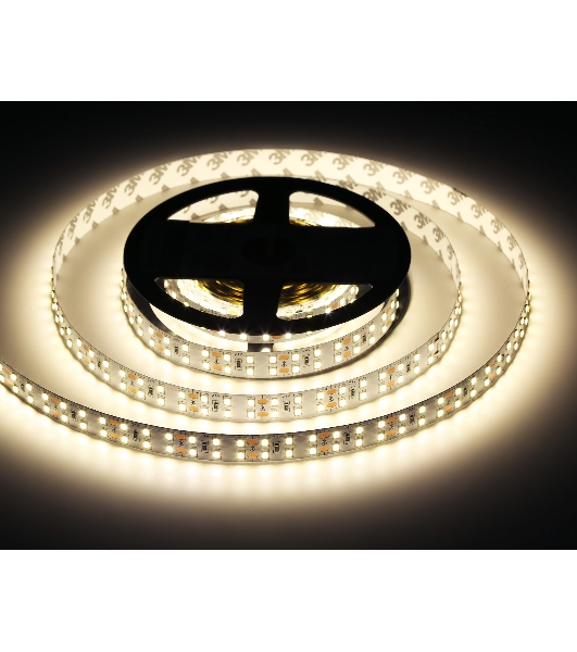 Светодиодная лента Ambrella light GS3602 2835 204Led/ 20W m/ 24V IP20 4500K/ 5000*14*1.2mm (2 конт.)