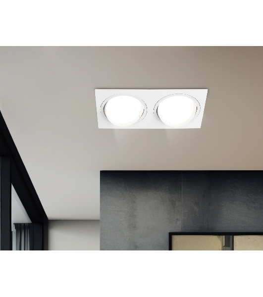 Светильник Ambrella light TN51919/2 WH белый GX53 max 12W 220*115*23