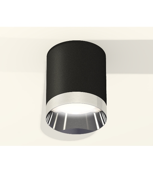 Светильник Ambrella Light XS6302022 SBK/PSL черный песок/серебро полированное MR16 GU5.3 (C6302, N6132)