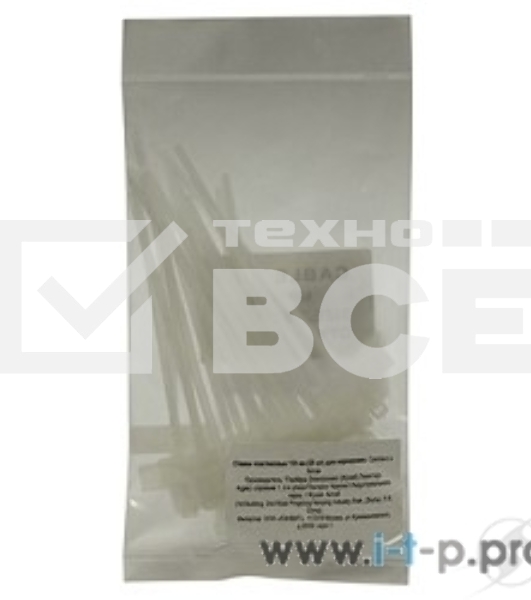 Стяжки MPT-210x3.0 пластиковые 210 мм х 3.0 мм с площадками для маркировки (100 шт.)(MPT-210x3.0)