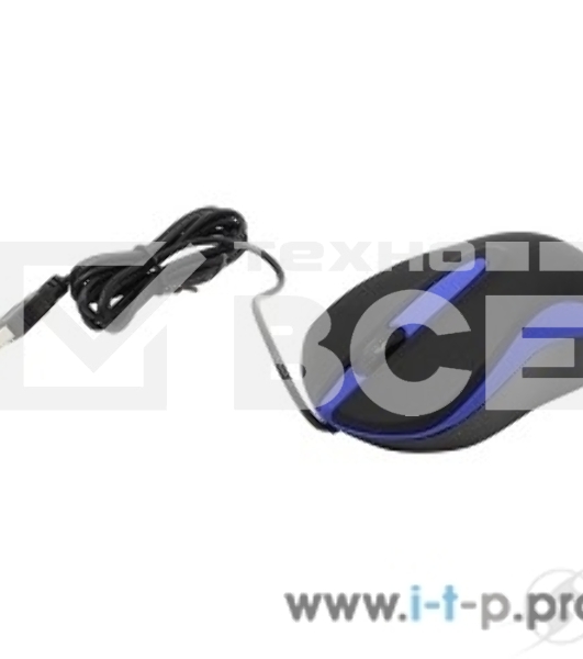 Мышь проводная оптическая Smart Buy SBM-329 Black-Blue
