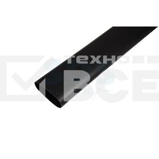 Термоусаживаемая трубка клеевая Rexant 19,0/3,2 мм, (6:1) черная, упаковка 4 шт. по 1 м
