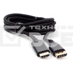 Кабель DisplayPort->HDMI Cablexpert CC-DP-HDMI-4K-6 , 4K, 1.8м, 20M/19M, черный, экран, пакет, фото2