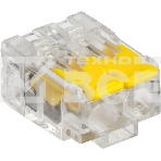 Клемма IEK СМК UKZ60-412-100 2x 0.2-0.4мм2 дл.19мм ш.13.5мм желтый (упак.:100шт), фото2