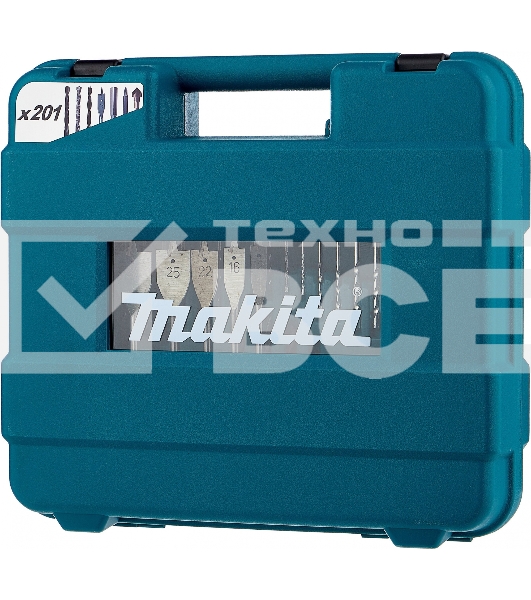 Набор инструментов MAKITA D-47260  201шт держ маг отв.насадки сверла д\дер мет бет перьевые ключи   