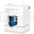 Кулер для процессора DEEPCOOL ICE BLADE 100 PWM 1700 синий, 92 мм, алюминий/медь, 2200 об/мин, 29 дБ, 4 pin, 100 Вт, 135 мм, фото 1