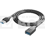 Кабель-удлинитель Vention USB 3.0 AM/AF - 0.5м Black Edition VAS-A45-B050, фото 1