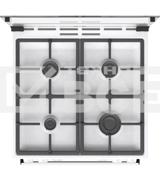 Комбинированная плита Gorenje GK6A20WF белый реш.чугун
