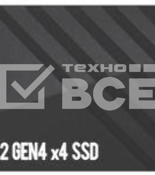 Накопитель SSD Patriot Viper VP4300, 1Tb, PCIe 4.0 x4, M.2 2280, NVMe, R/W 7400/5500, с радиатором