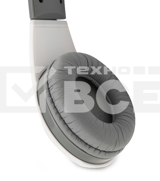 Наушники с микрофоном Oklick/Оклик HS-L600 серый 1.8м мониторные оголовье (1532023)