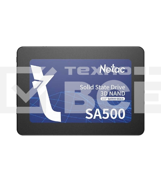 Накопитель SSD Netac SA500, 128Gb, SATA III, 2.5