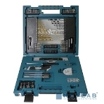 Наборы Makita D-31778 Набор 104шт,отвертка ручн,держ-ль магн,отв.насадки,сверла д\дер,мет,бет,рулетка,ур-нь,зенкер,нож,чем , фото2