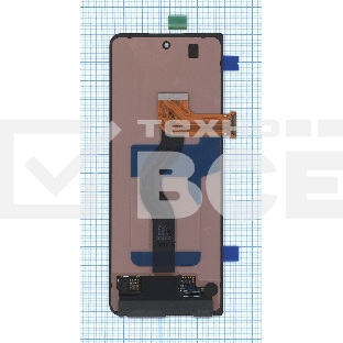 Дисплей для Samsung SM-F936B Galaxy Z Fold4 в сборе с тачскрином (внешний) черный