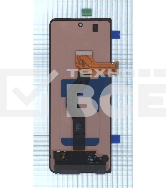 Дисплей для Samsung SM-F936B Galaxy Z Fold4 в сборе с тачскрином (внешний) черный