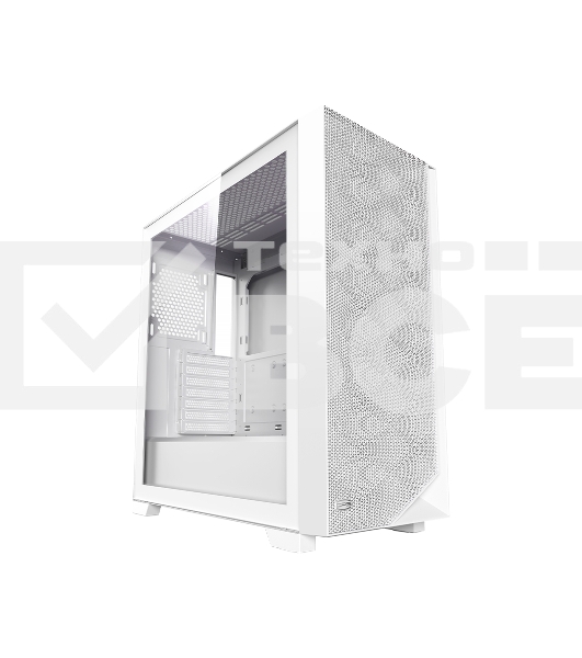 Компьютерный корпус PCCooler C3D510 WH ARGb, Tempered Glass Full Tower, White, TG, 0.7 SPCC, 3x120мм ARGb E-ATX, ATX, mATX, mITX 170/390/410мм 2x2.5
